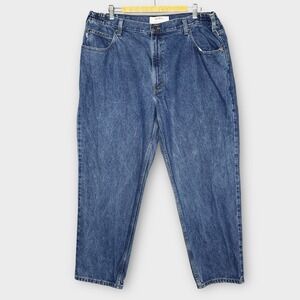 LL Bean Comfort Waist‎ Jeans Men's Size 40x32 Elastic Waist Denim 100%Cotton